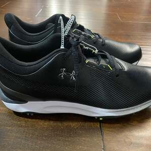Under Armour - - Under Armour Men's Drive Fade Golf Shoes Black/Silver 11.5
